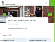 Tablet Screenshot of nam.nl
